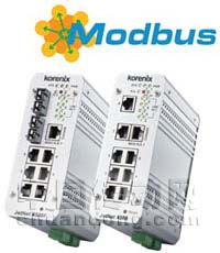 科洛理思- JetNet 4508 V2系列工業(yè)以太網(wǎng)交換機支持Modbus TCP/IP工業(yè)通訊協(xié)議，能確保工廠自動化系統(tǒng)靈活穩(wěn)定的運行