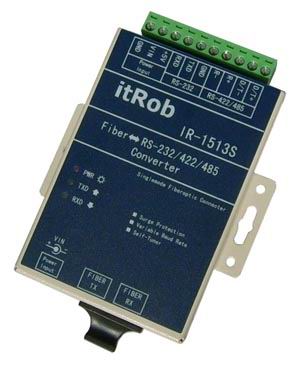 異特路 IR-1513S RS-232/422/485轉單模SC接口光纖轉換器