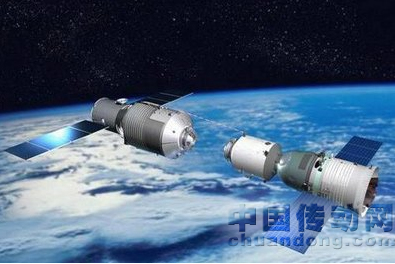 左為天宮系列空間實(shí)驗(yàn)室、右為神舟飛船