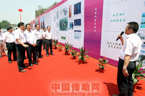 江蘇省委常委、市委書記楊衛(wèi)澤，市長季建業(yè)到國電南自公司考察調(diào)研